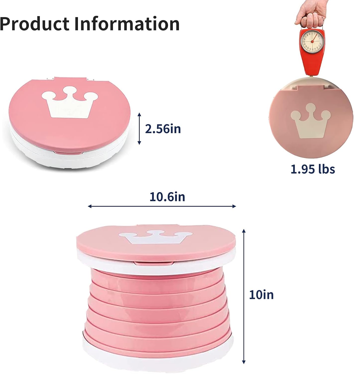 Travel Potty for Toddlers - Portable & Foldable Toilet for On-the-Go!