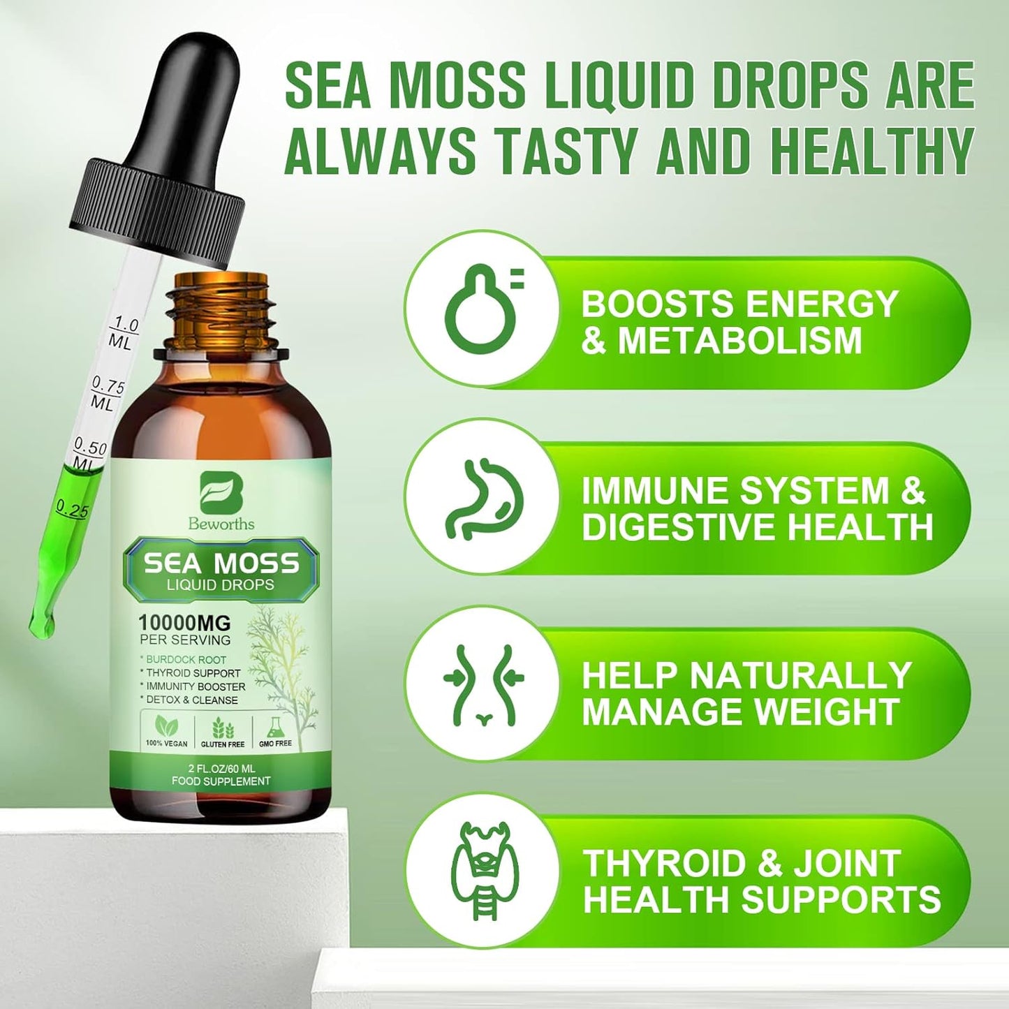 Sea Moss Organic Drops