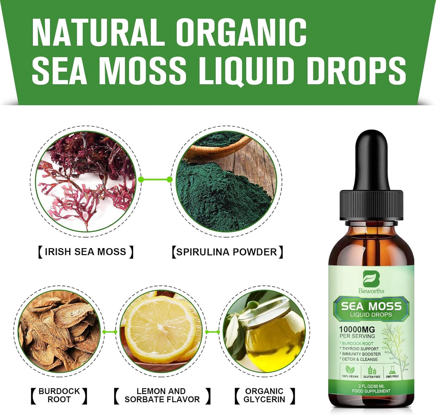 Sea Moss Organic Drops