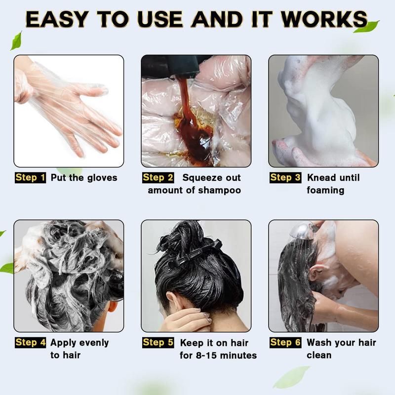 Instant Dye + Shampoo + Conditioner with Premium Natural Ingredients