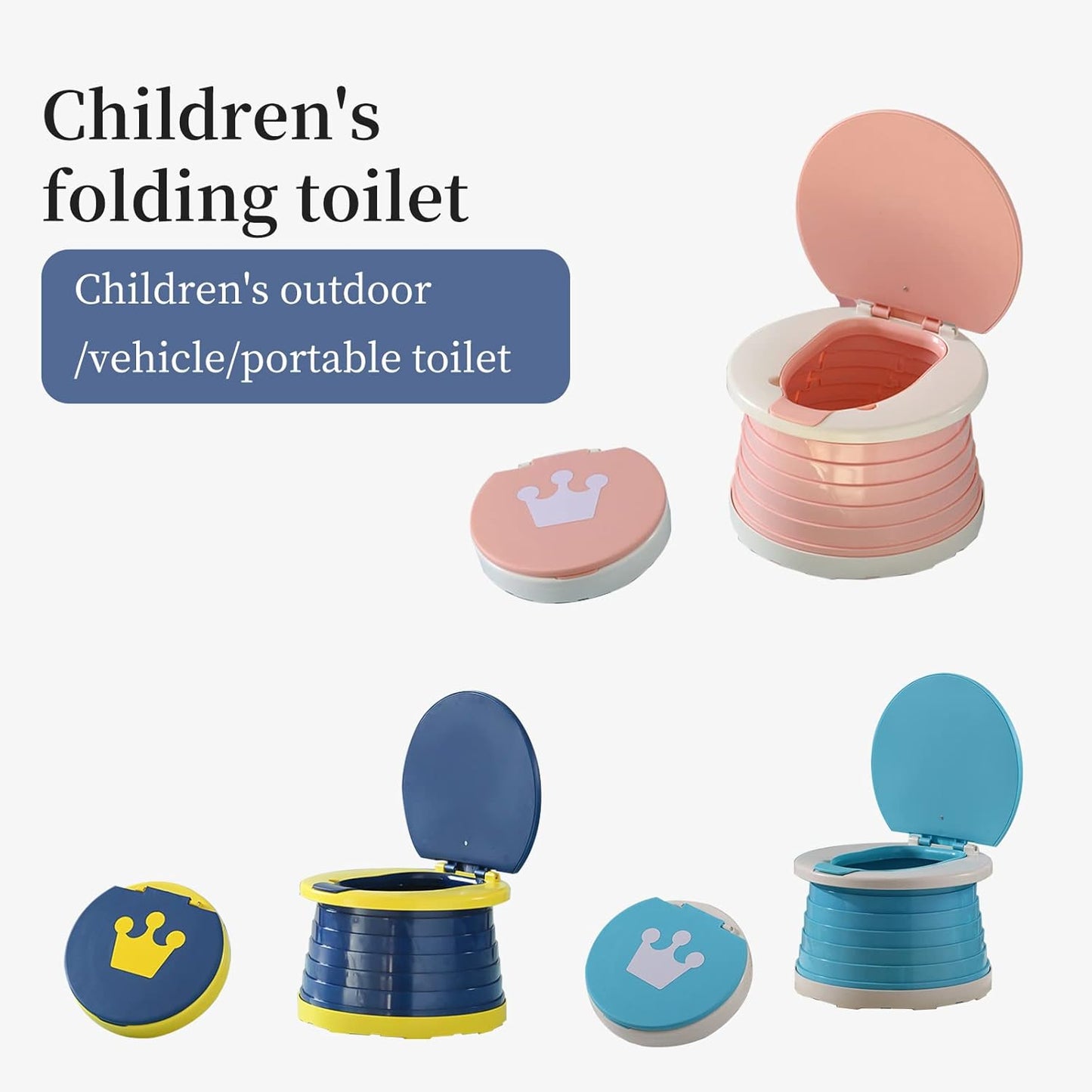 Travel Potty for Toddlers - Portable & Foldable Toilet for On-the-Go!