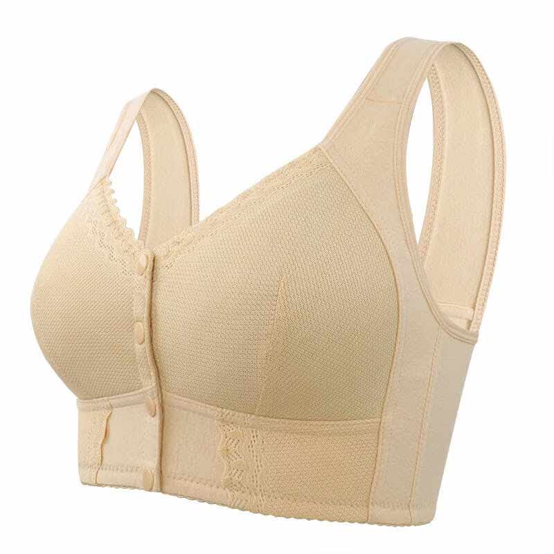 Premium Support Comfort Front Closure Breathable Bra– No Back Pain or Skin Irritation!
