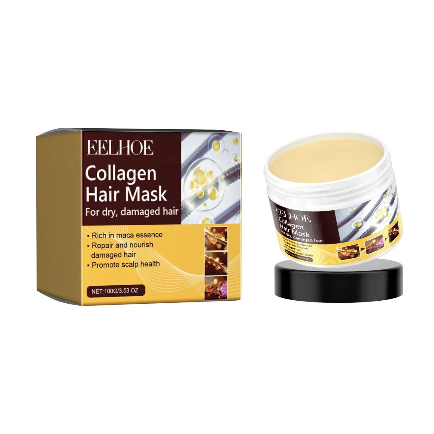 Hair Repair Mask - Revolutionary Collagen Treatment for Damaged Hair