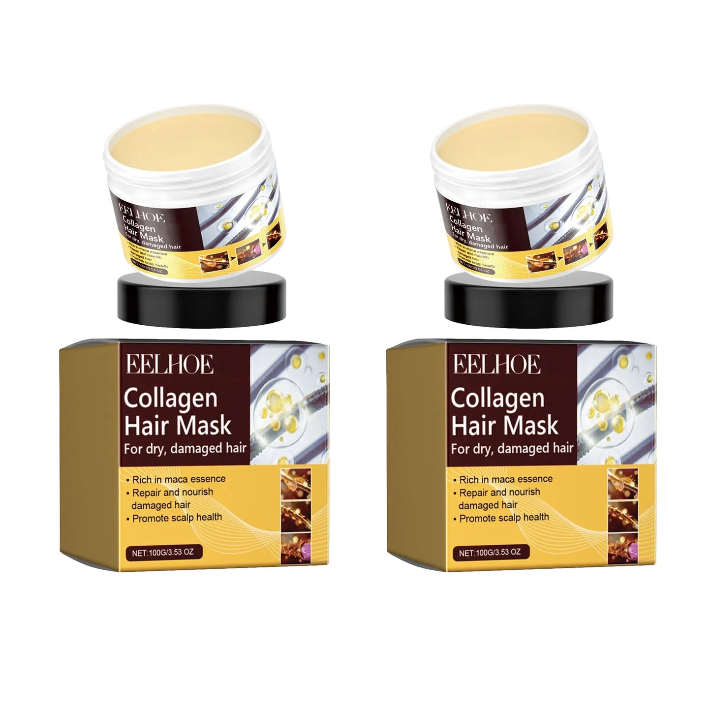 Hair Repair Mask - Revolutionary Collagen Treatment for Damaged Hair