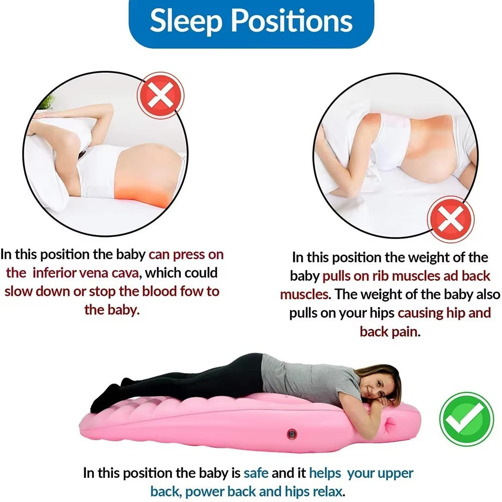 Bump Relief Inflatable Mattress - Spinal Decompression & Back Pain Instant relief!