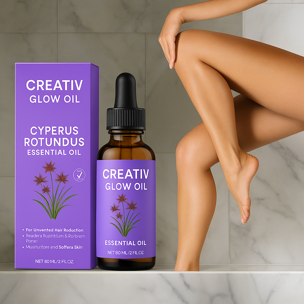 Creativ Glow Oil – Natural Ingrown Hair Treatment with Botanical Extract