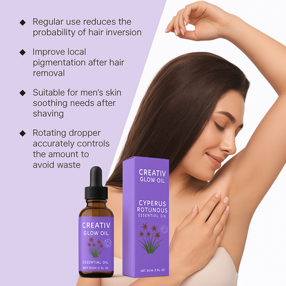 Creativ Glow Oil – Natural Ingrown Hair Treatment with Botanical Extract