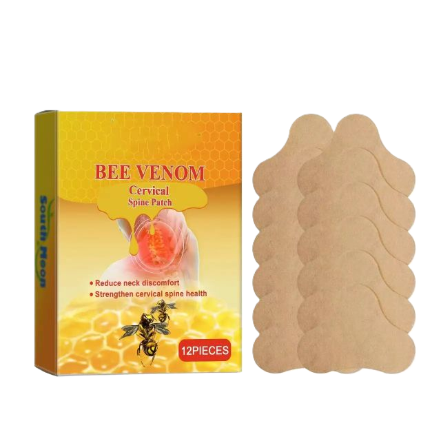 Bee Venom Cervical Spine Relief Patches for Neck & Back