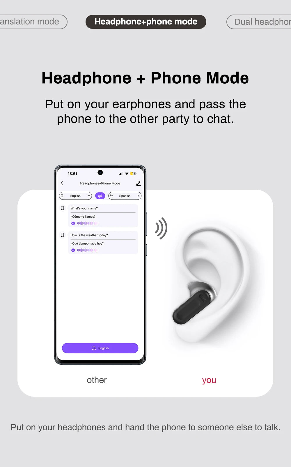 HTC NE20 Open-Ear Bluetooth Earbuds with LCD Case, ENC Calls