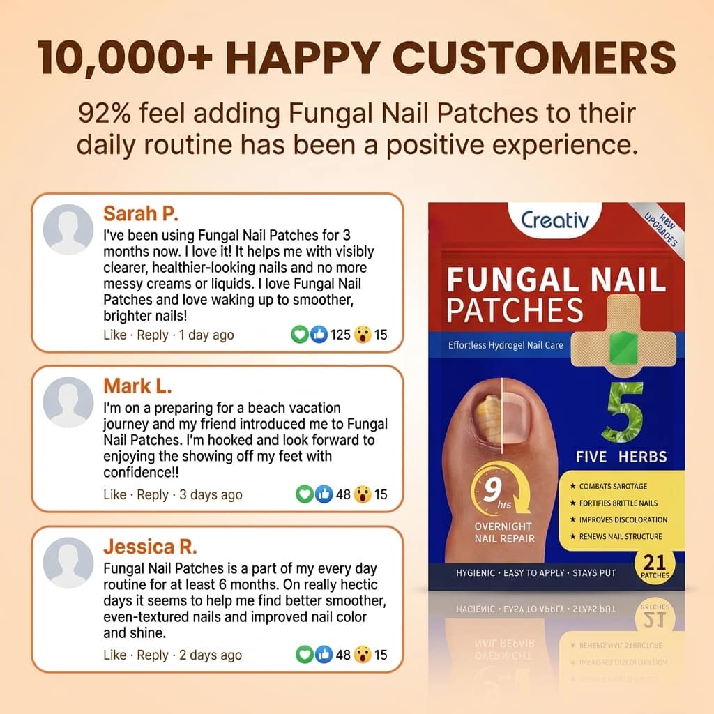 Repair Nail and Stop Yellow Fungus While You Sleep - Fungus Premium Patch
