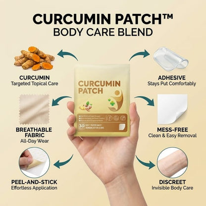 Curcumin Body Care Patches (Targeted, Mess-Free Daily Care)