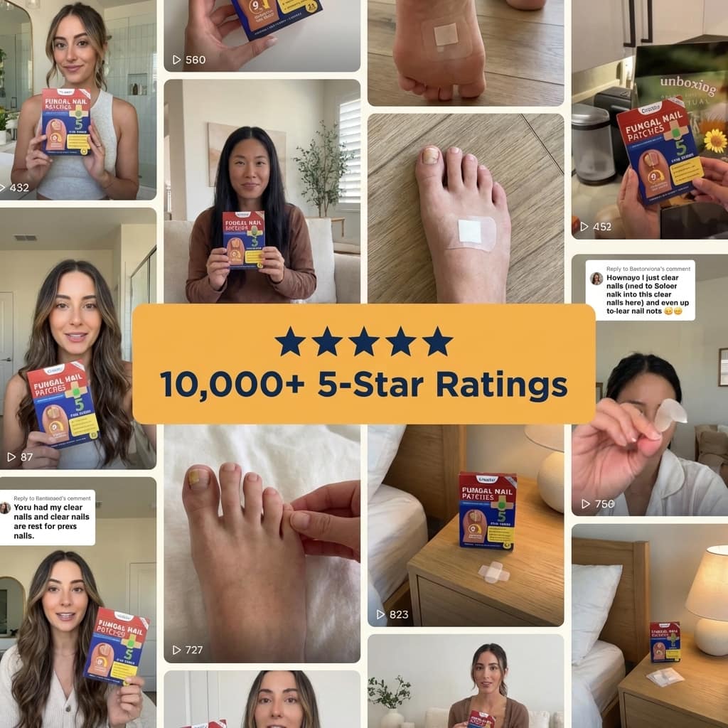 Repair Nail and Stop Yellow Fungus While You Sleep - Fungus Premium Patch