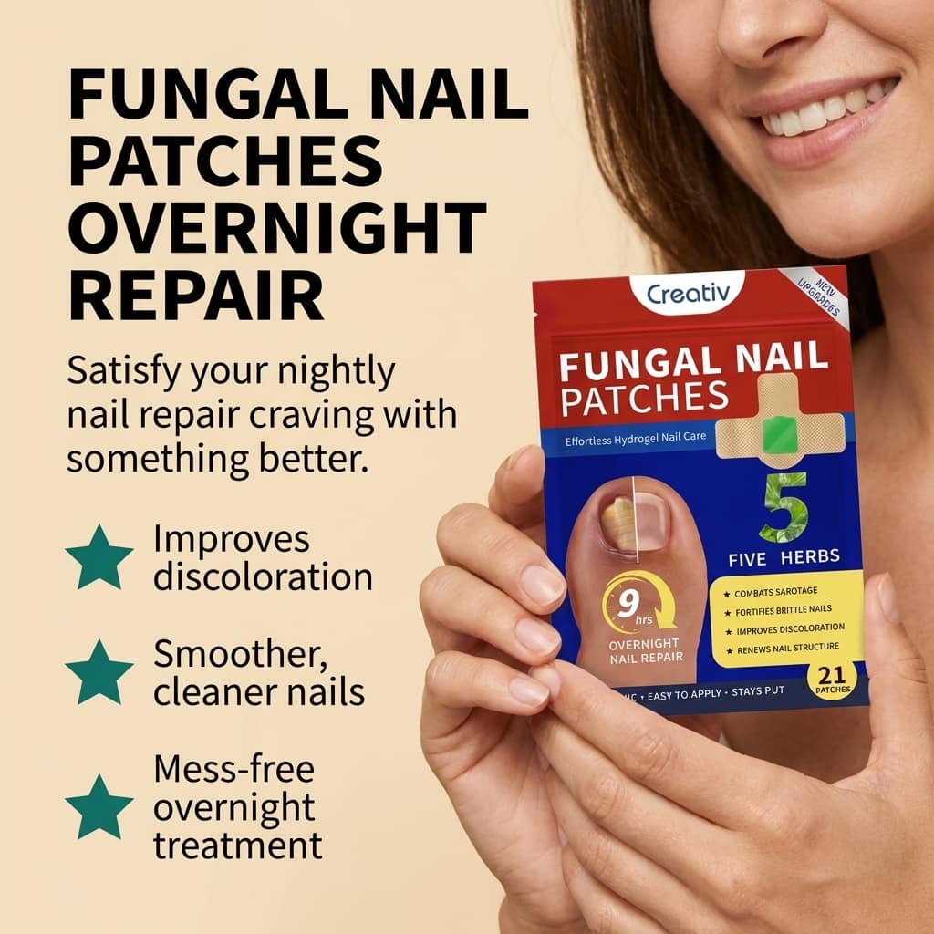 Repair Nail and Stop Yellow Fungus While You Sleep - Fungus Premium Patch