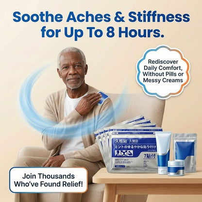 Bye Bye Knee Pain Patches - High Absorption & Herbs Discreet Patch Relief for Joint Pain & Stiffness