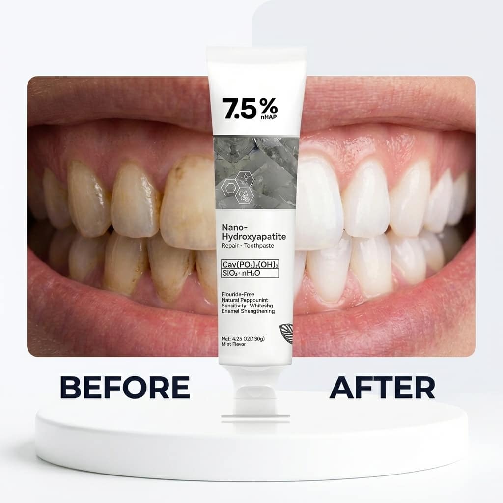 Rebuild Your Enamel in 7 Days with a Natural Risen Toothpaste for Sensitive Teeth