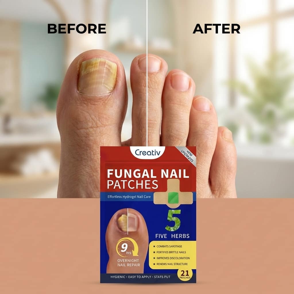 Repair Nail and Stop Yellow Fungus While You Sleep - Fungus Premium Patch