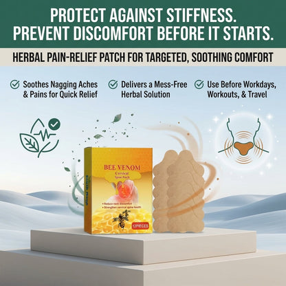 Bee Venom Cervical Spine Relief Patches for Neck & Back
