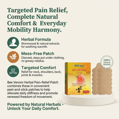 Bee Venom Cervical Spine Relief Patches for Neck & Back