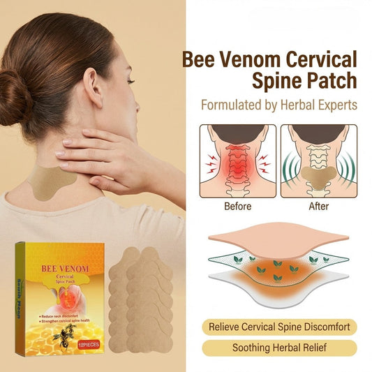 Bee Venom Cervical Spine Relief Patches for Neck & Back